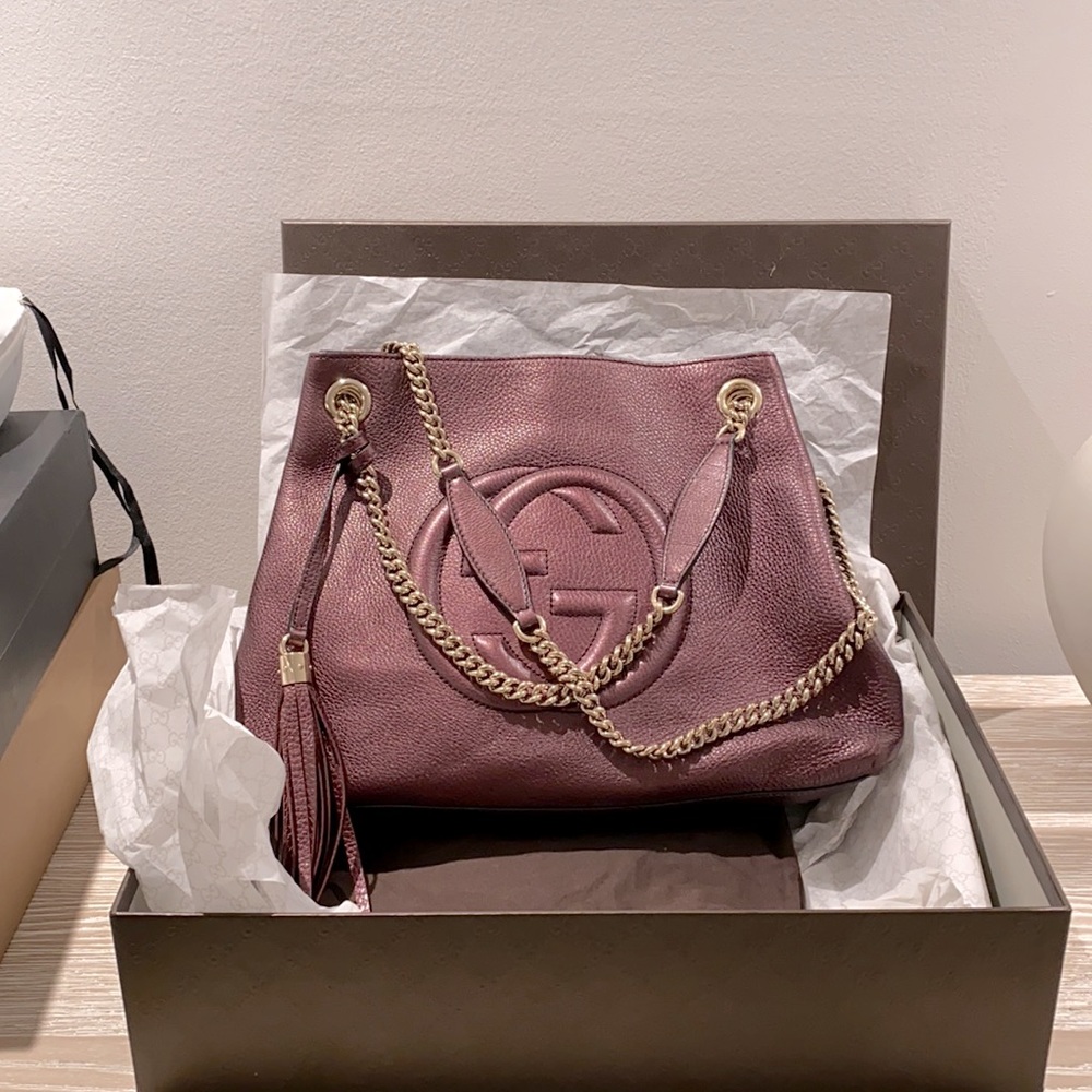 Gucci Metallic Medium Shoulder Bag
